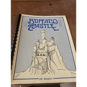 Buffalo Castle Solo Dungeon 1 Rick Loomis1979 Flying Buffalo RPG Comb Binding